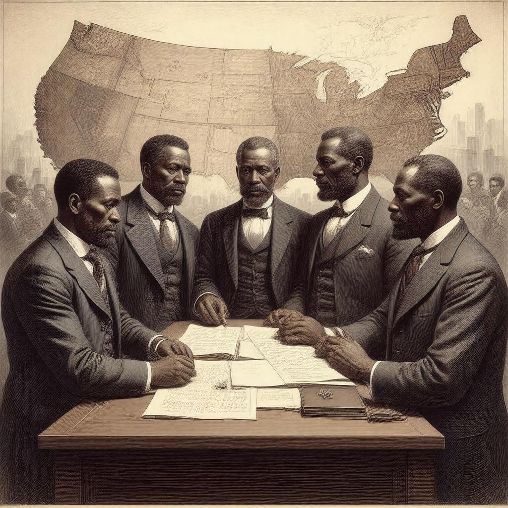 Click to view larger image AI-created image of National Afro-American Council