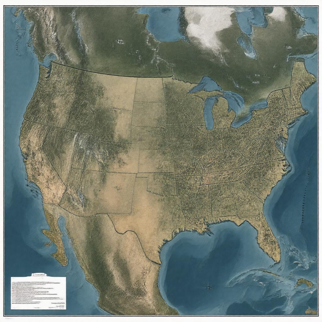 AI-created image of National Airspace System