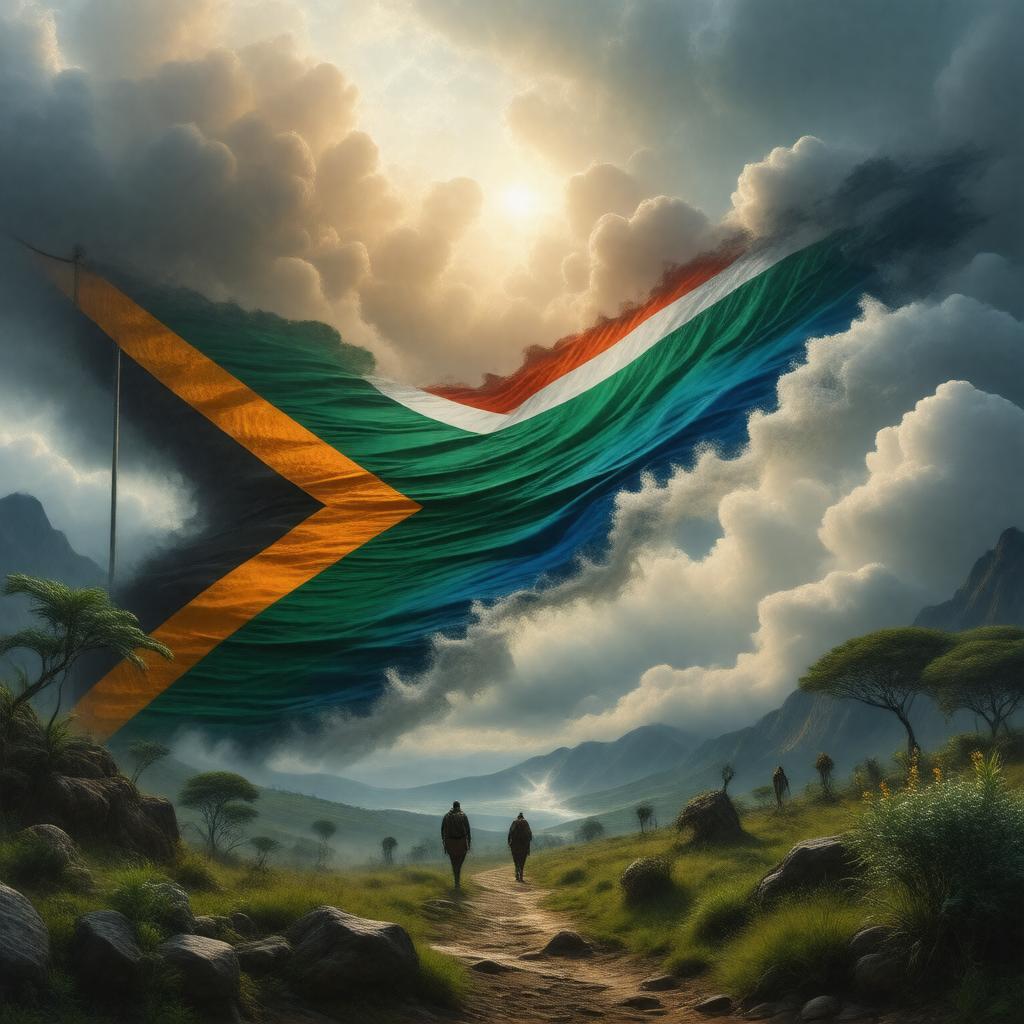 AI-created image of National Anthem of South Africa