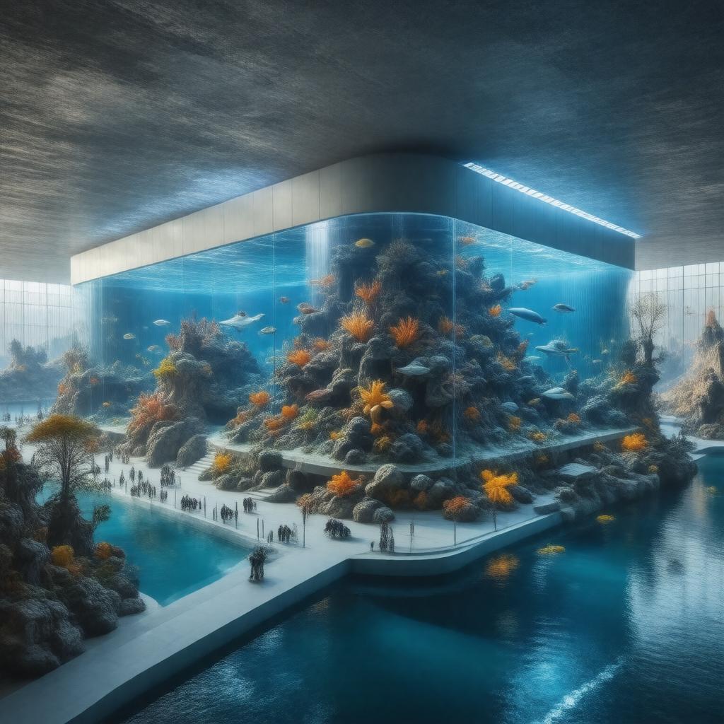 AI-created image of National Aquarium
