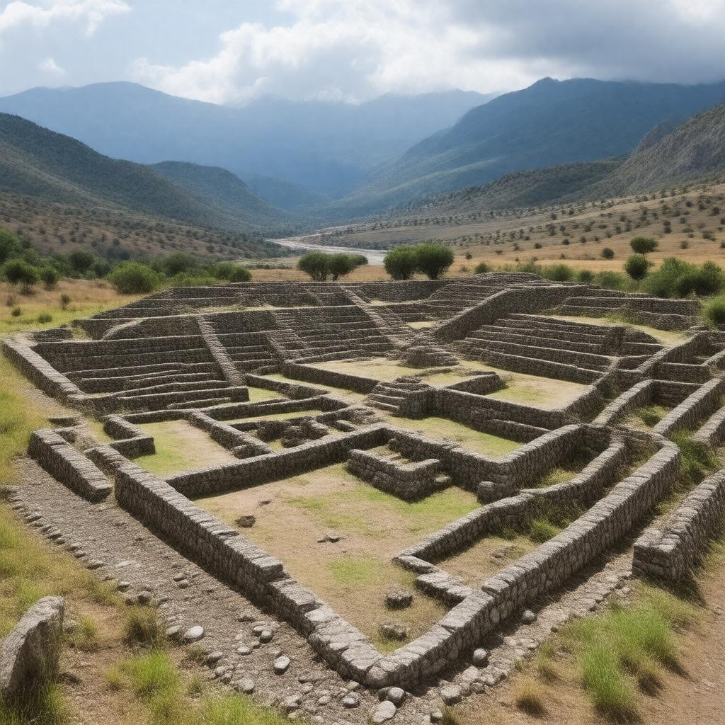 AI-created image of National Archeological Park of Tierradentro