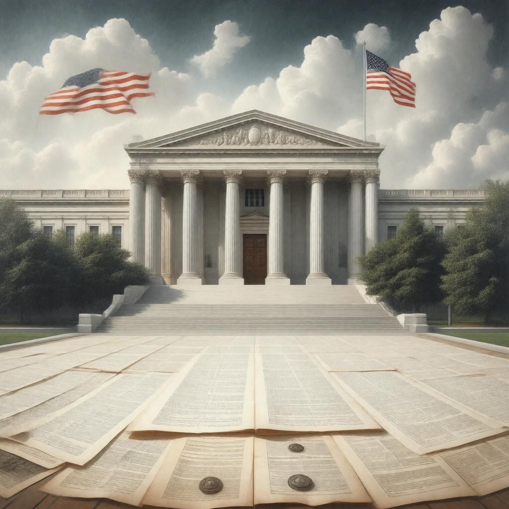 Click to view larger image AI-created image of National Archives and Records Administration