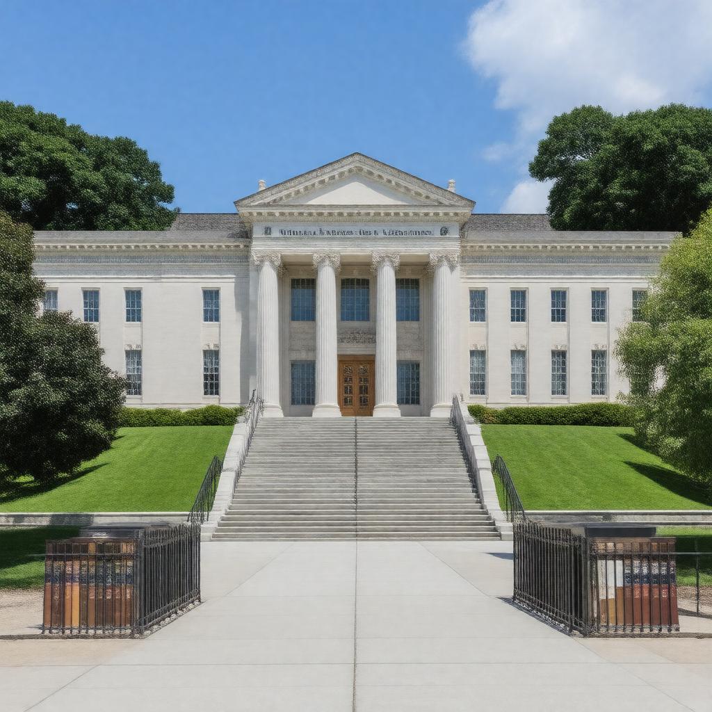 AI-created image of National Archives and Records Administration facility