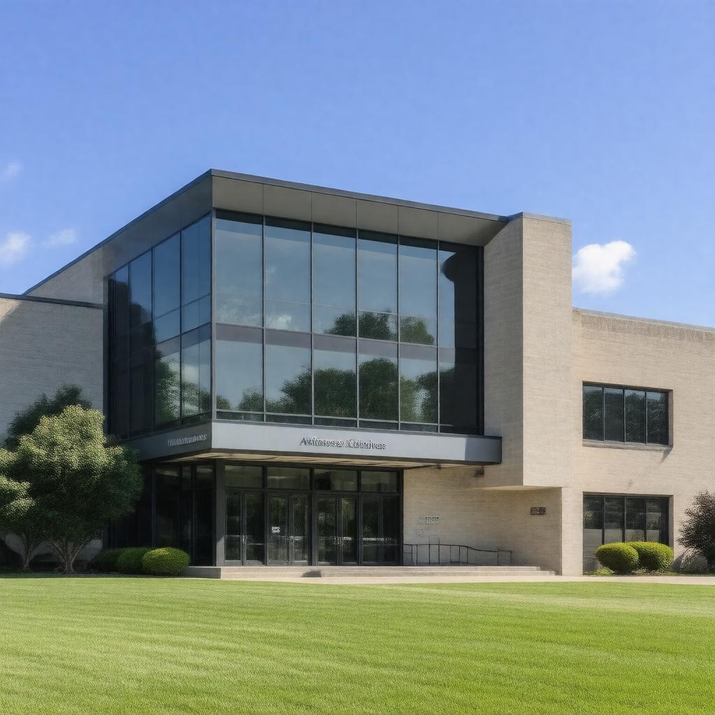 AI-created image of National Archives at College Park (Archives II)