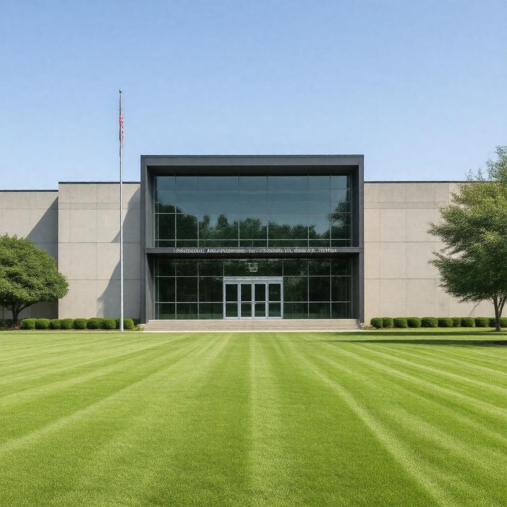 AI-created image of National Archives at College Park