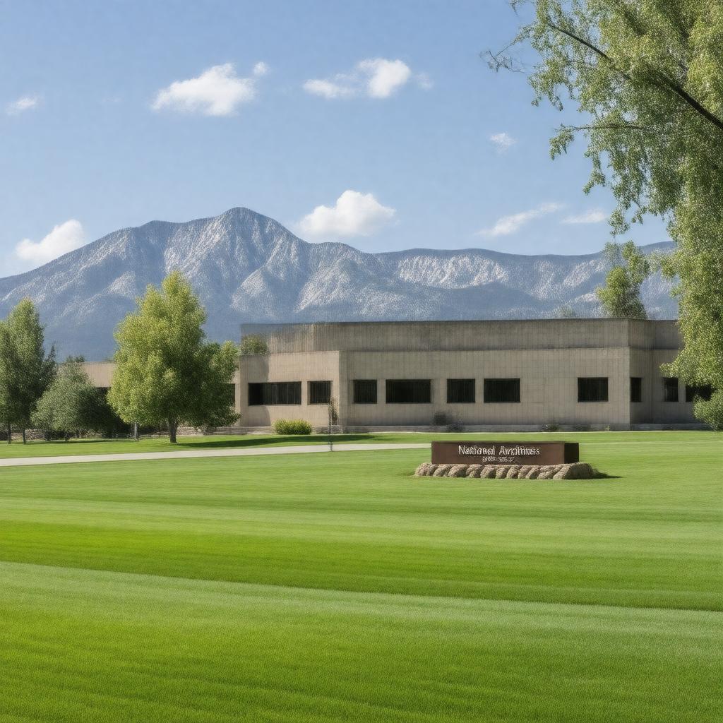 AI-created image of National Archives at Denver