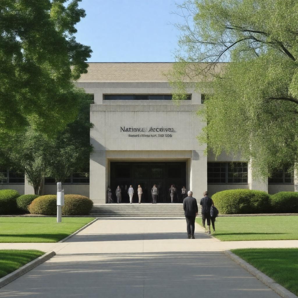 AI-created image of National Archives at Kansas City
