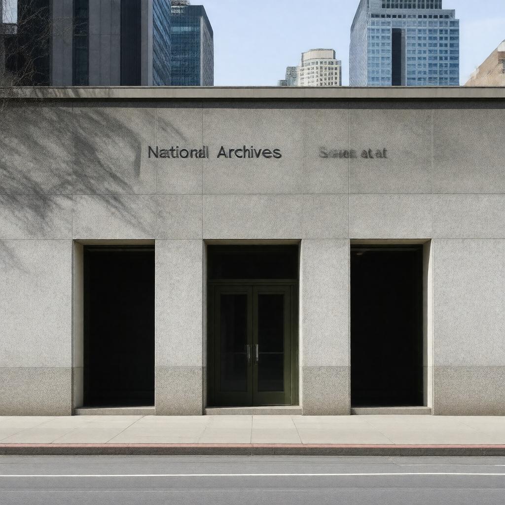 AI-created image of National Archives at Seattle