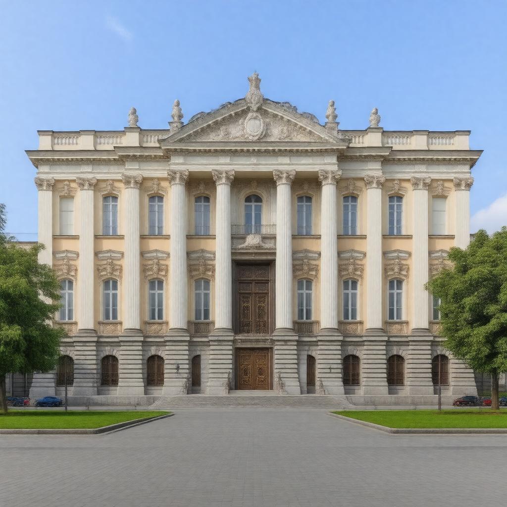 AI-created image of National Art Museum of Ukraine