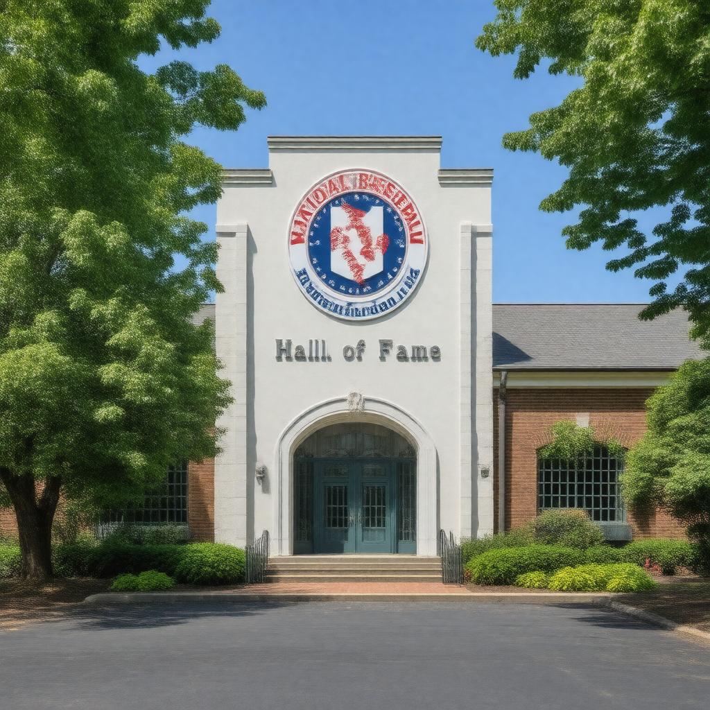 Click to view larger image AI-created image of National Baseball Hall of Fame
