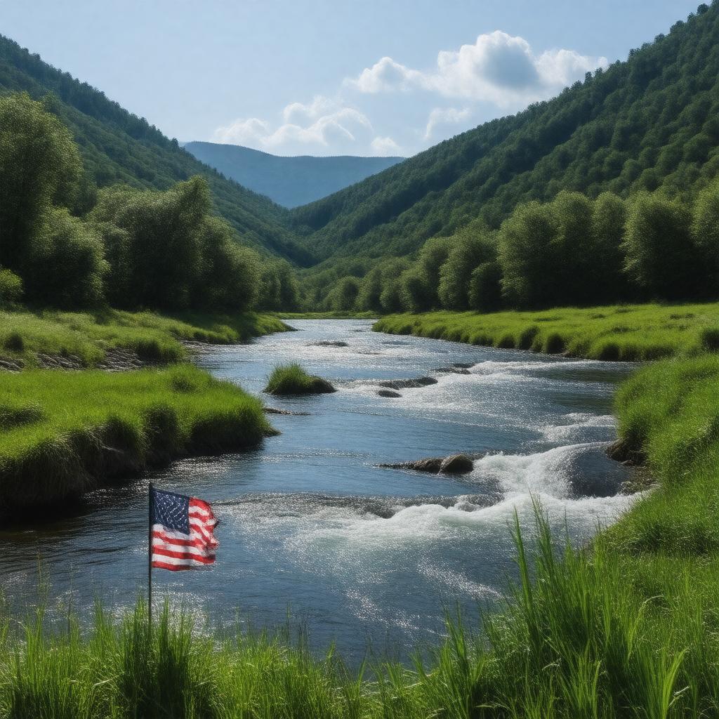 AI-created image of National Blueway