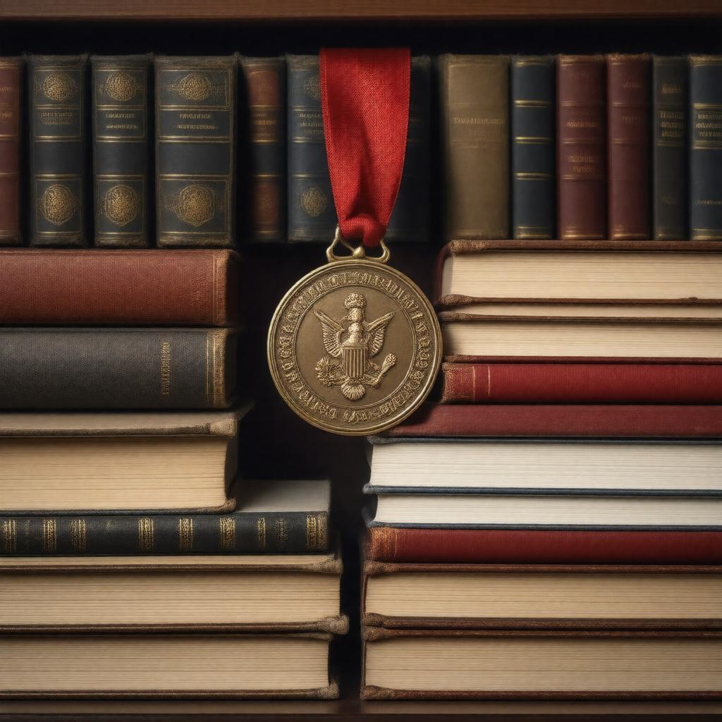 AI-created image of National Book Award for Fiction