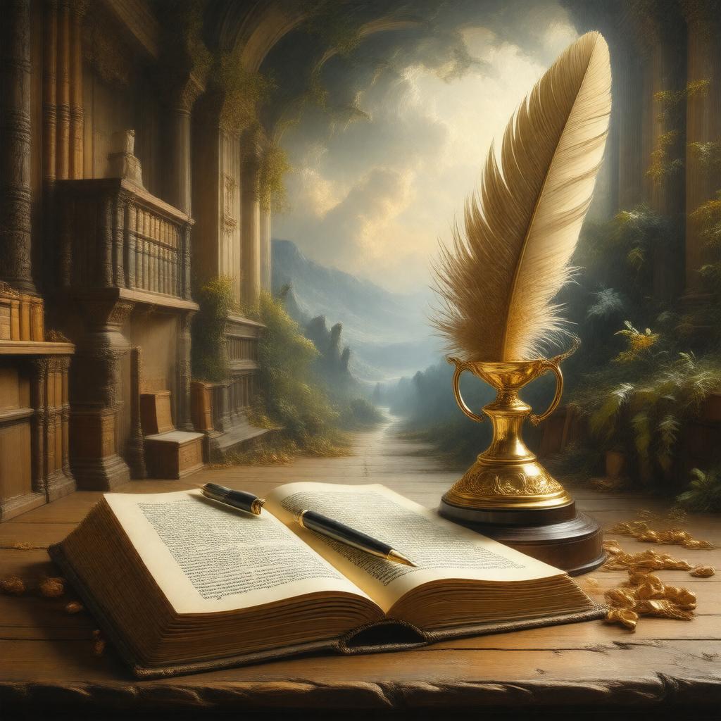 AI-created image of National Book Award for Poetry