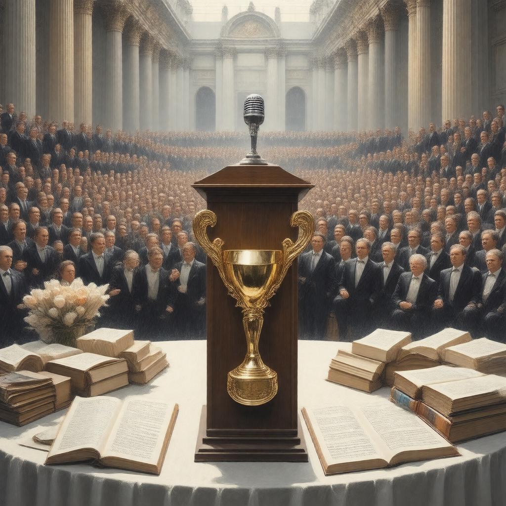 Click to view larger image AI-created image of National Book Awards