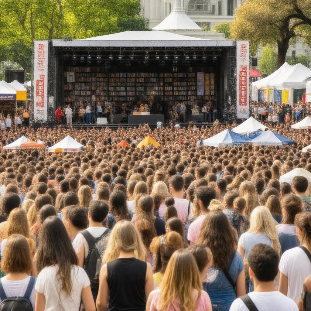 AI-created image of National Book Festival