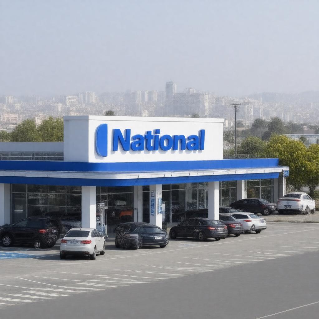 AI-created image of National Car Rental