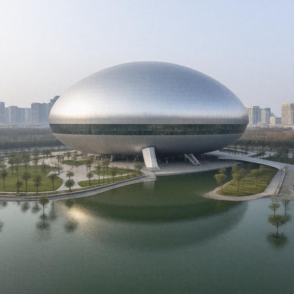 AI-created image of National Centre for the Performing Arts