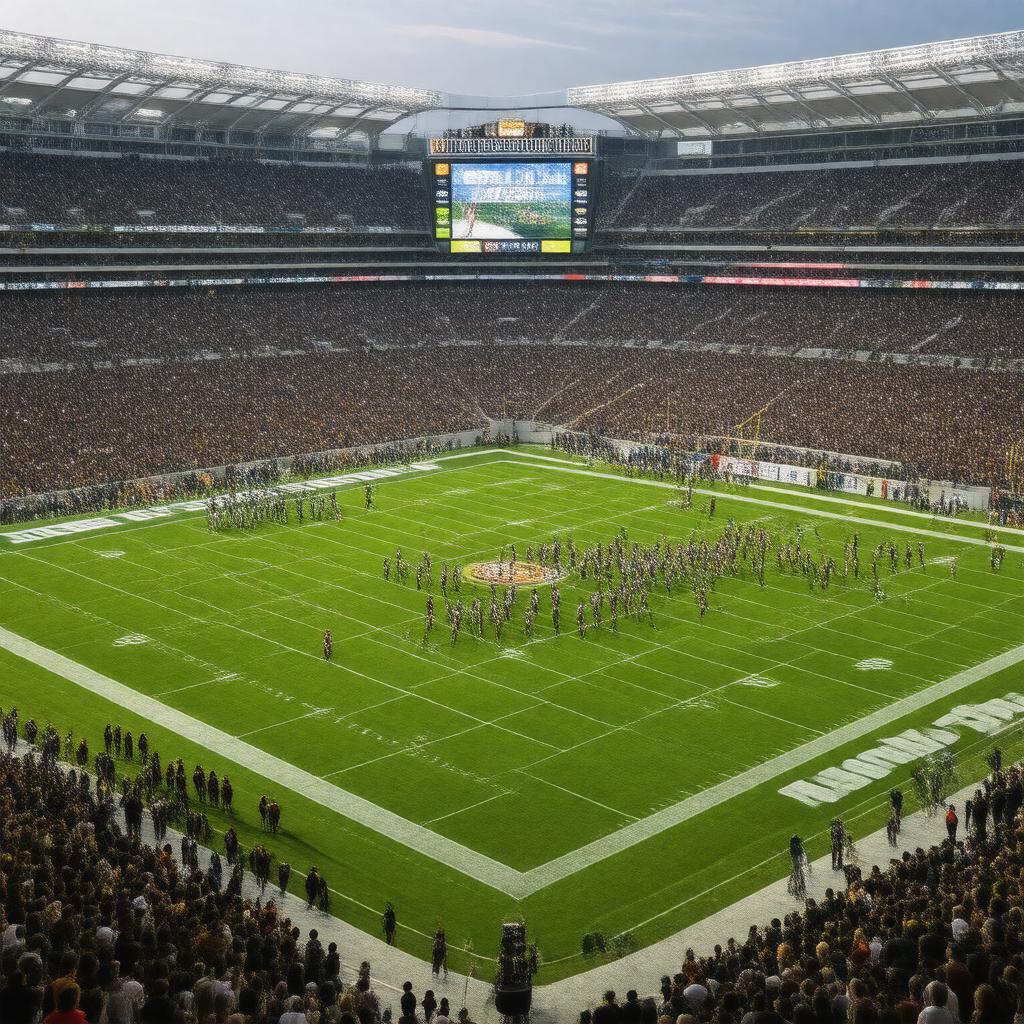 AI-created image of National Championship Game