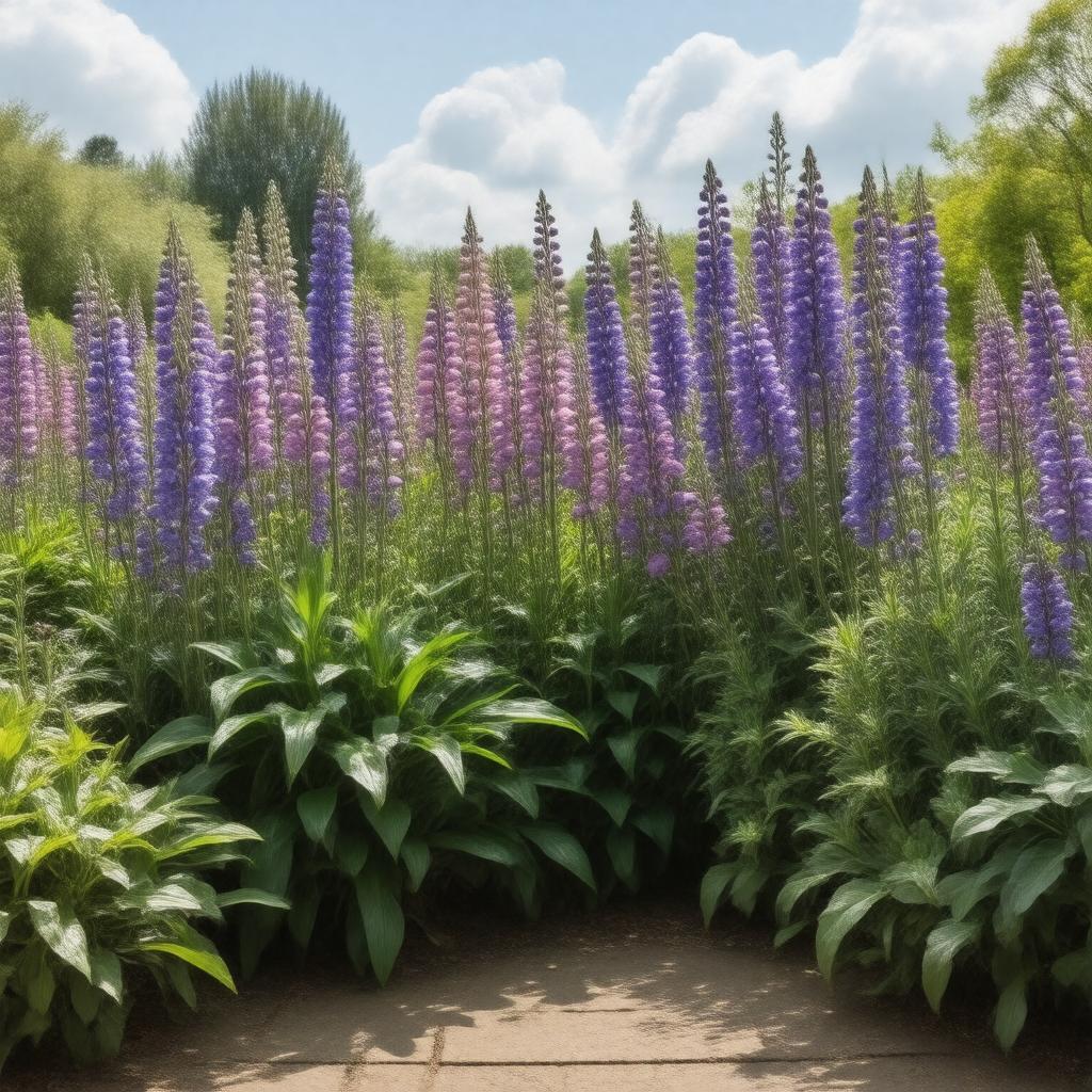 AI-created image of National Collection of Campanula