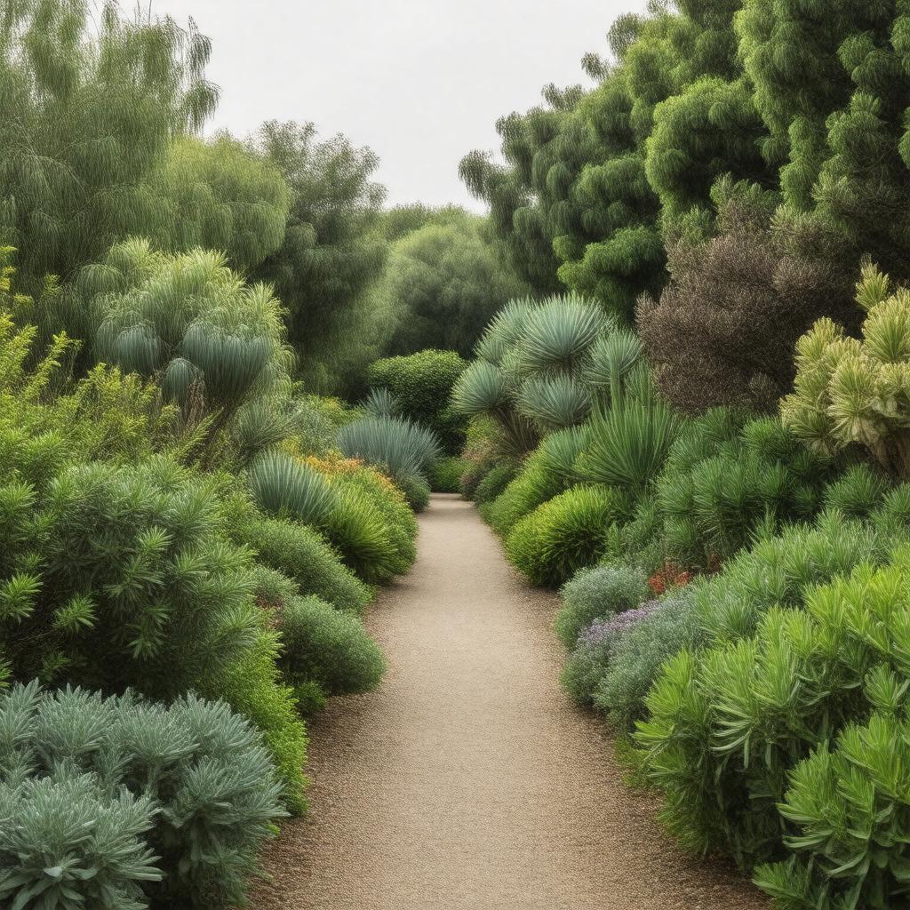 AI-created image of National Collection of Euphorbia