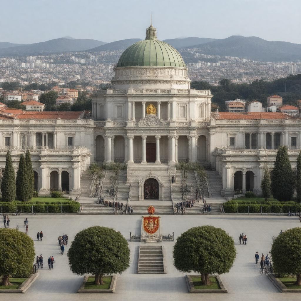 AI-created image of National Congress of Chile