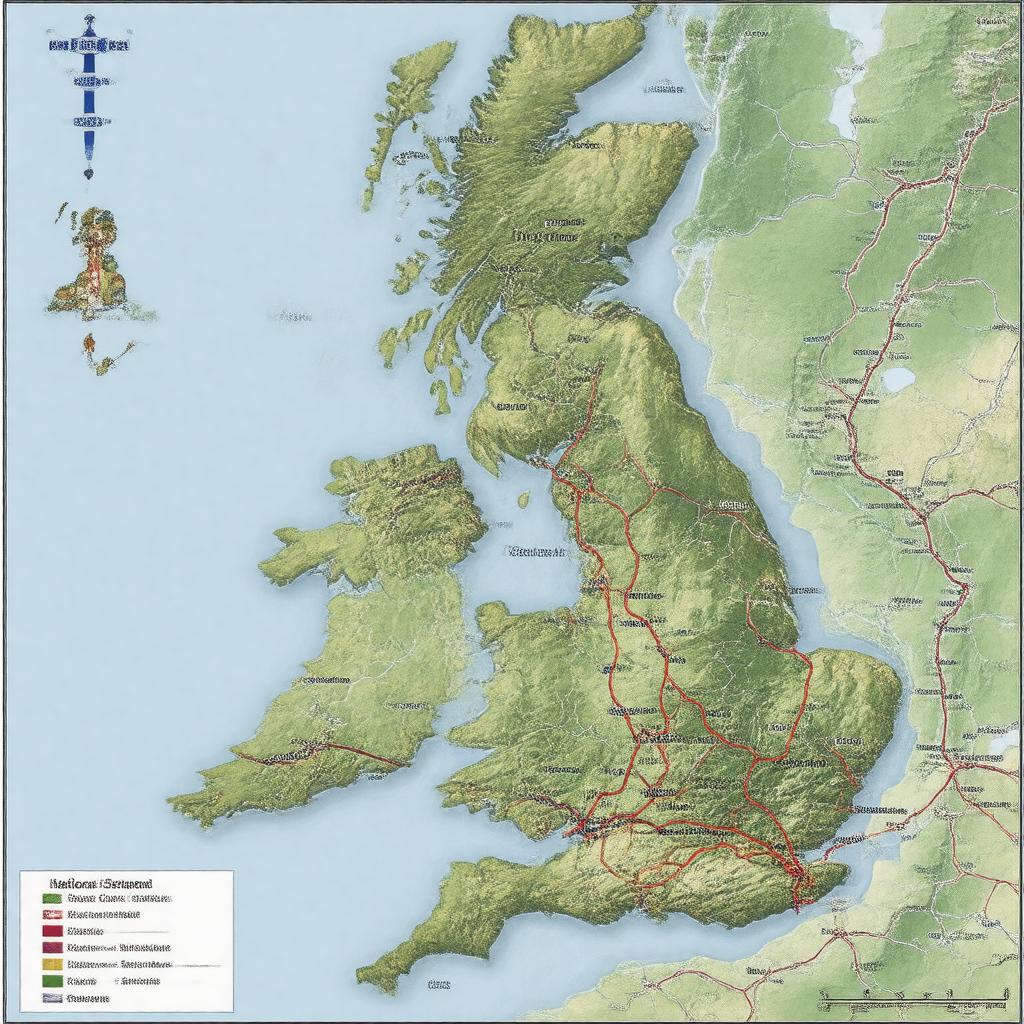 Click to view larger image AI-created image of National Cycle Route 4