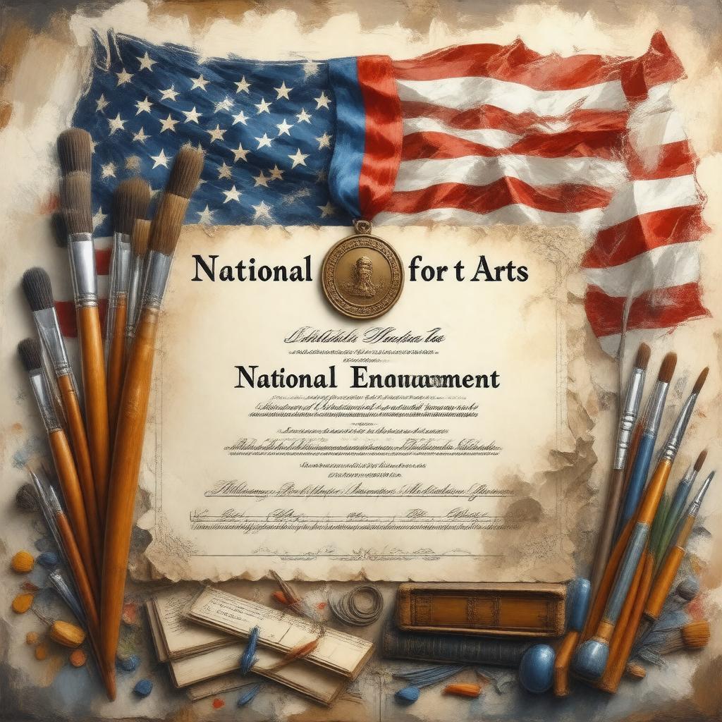 AI-created image of National Endowment for the Arts Fellowship
