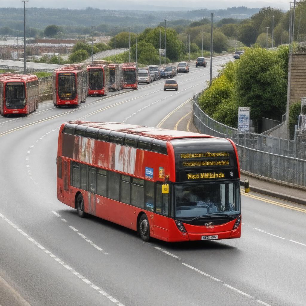 AI-created image of National Express West Midlands
