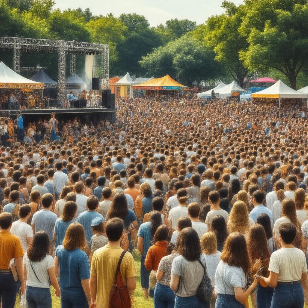 AI-created image of National Folk Festival (Lowell, 1987–1989)