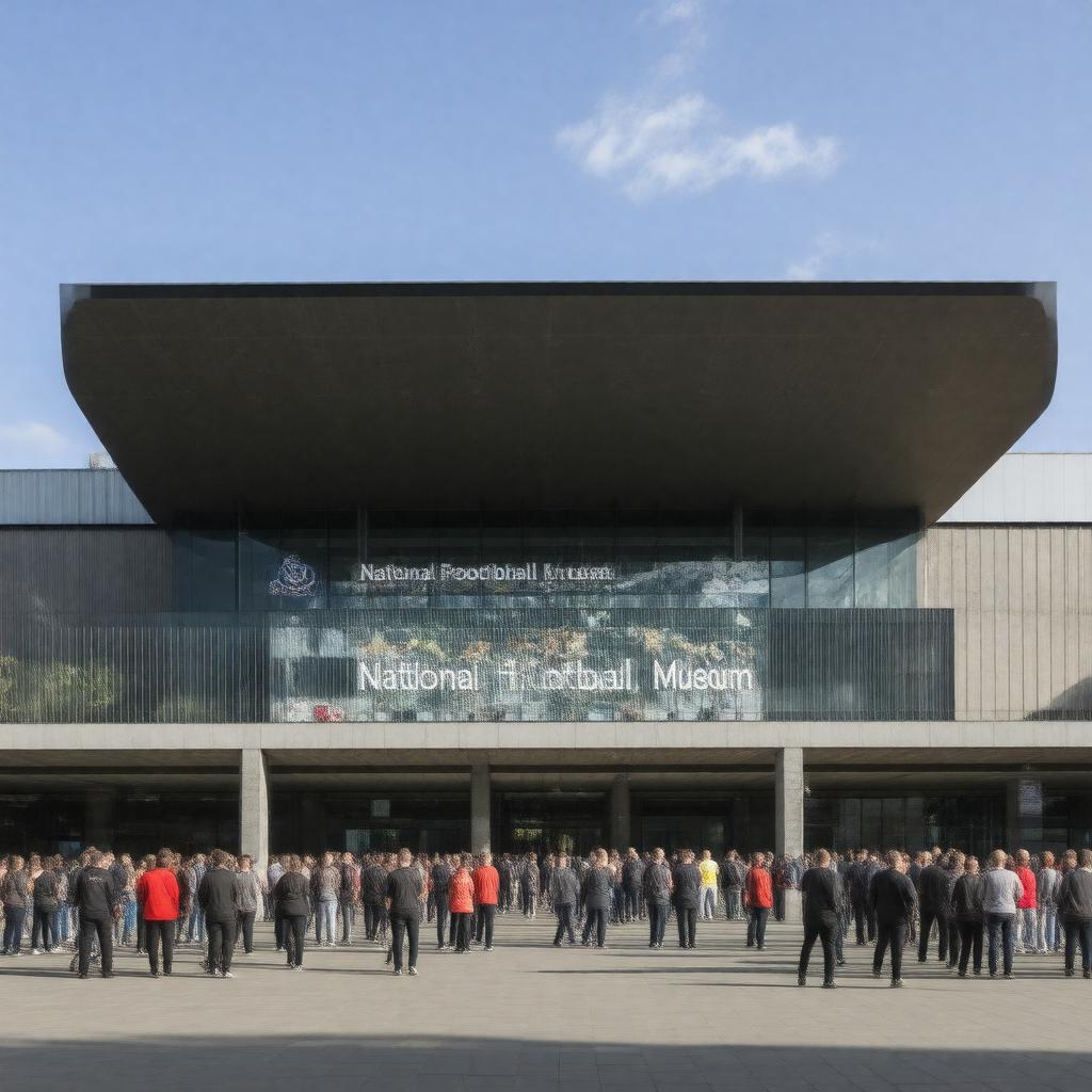 AI-created image of National Football Museum