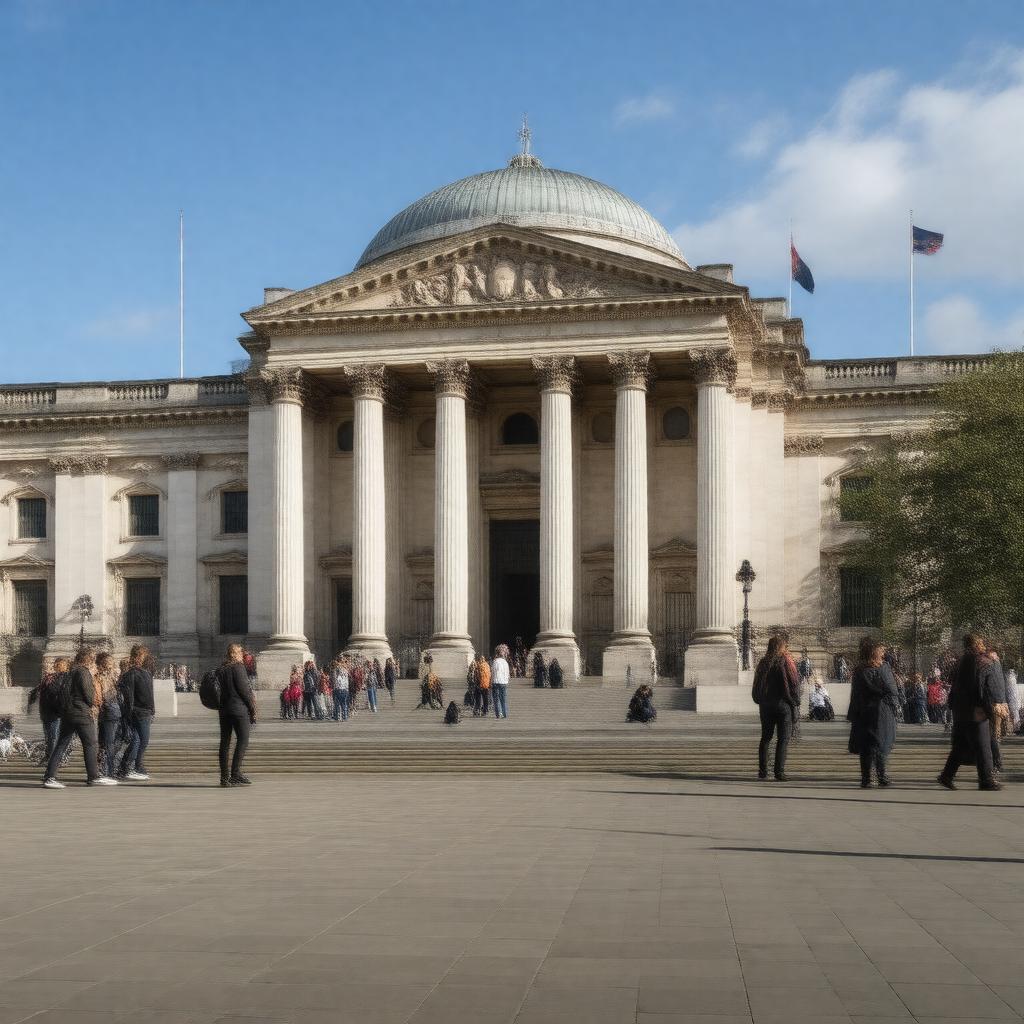AI-created image of National Gallery, London