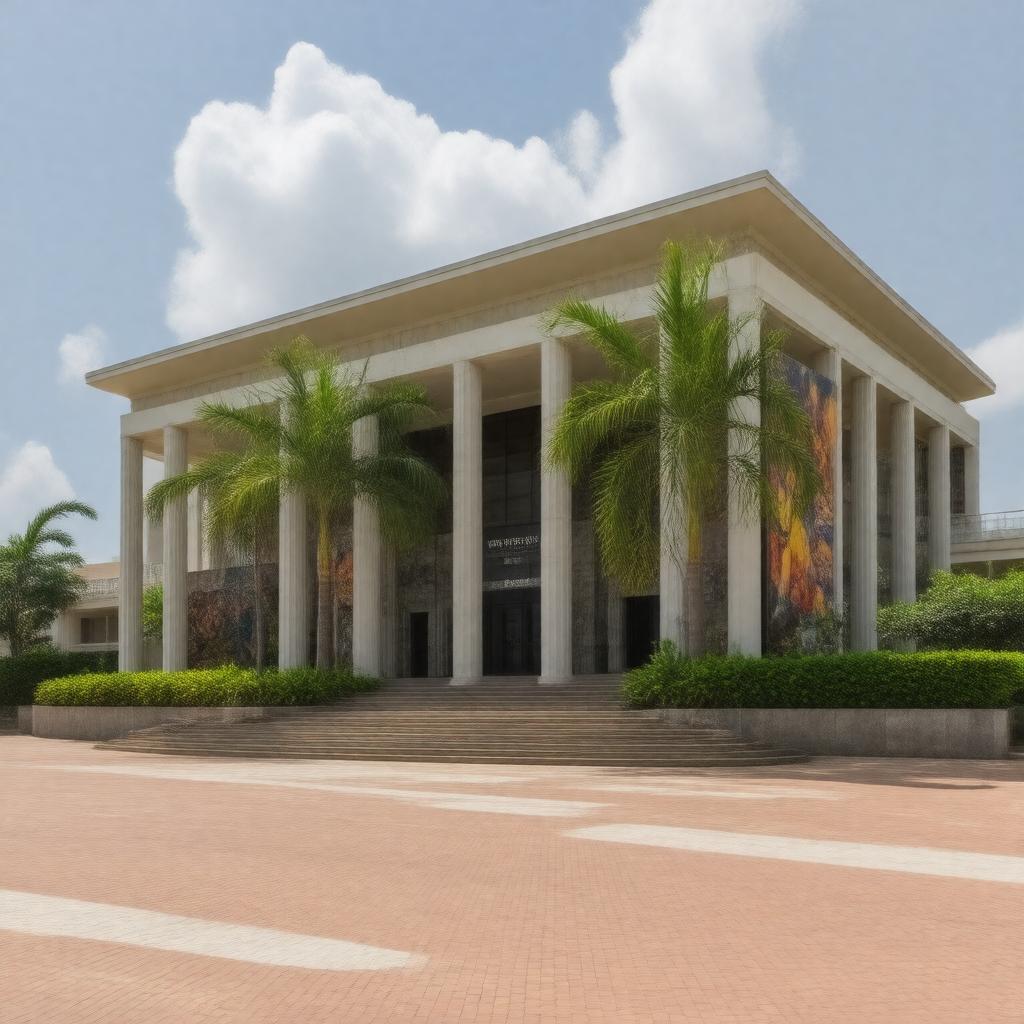 AI-created image of National Gallery of Jamaica