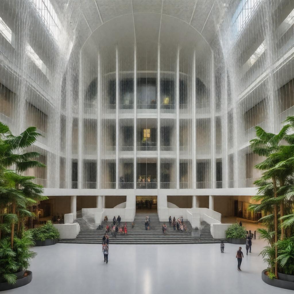 AI-created image of National Gallery of Victoria