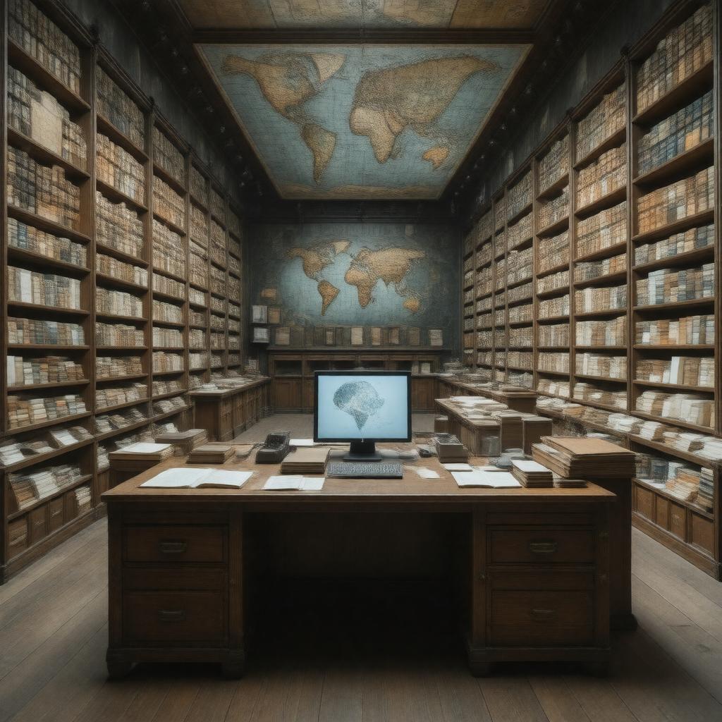 AI-created image of National Geographic Archive