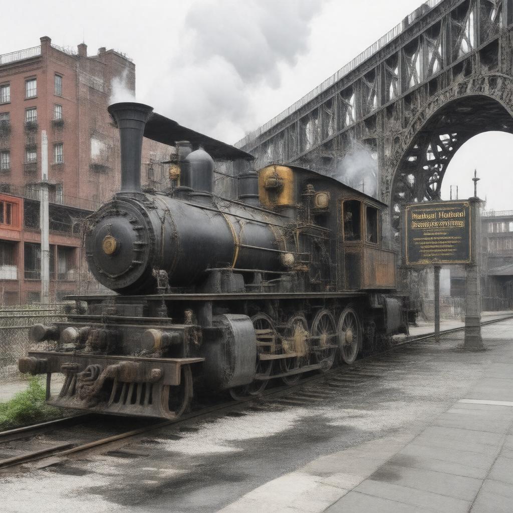 Click to view larger image AI-created image of National Historic Mechanical Engineering Landmark