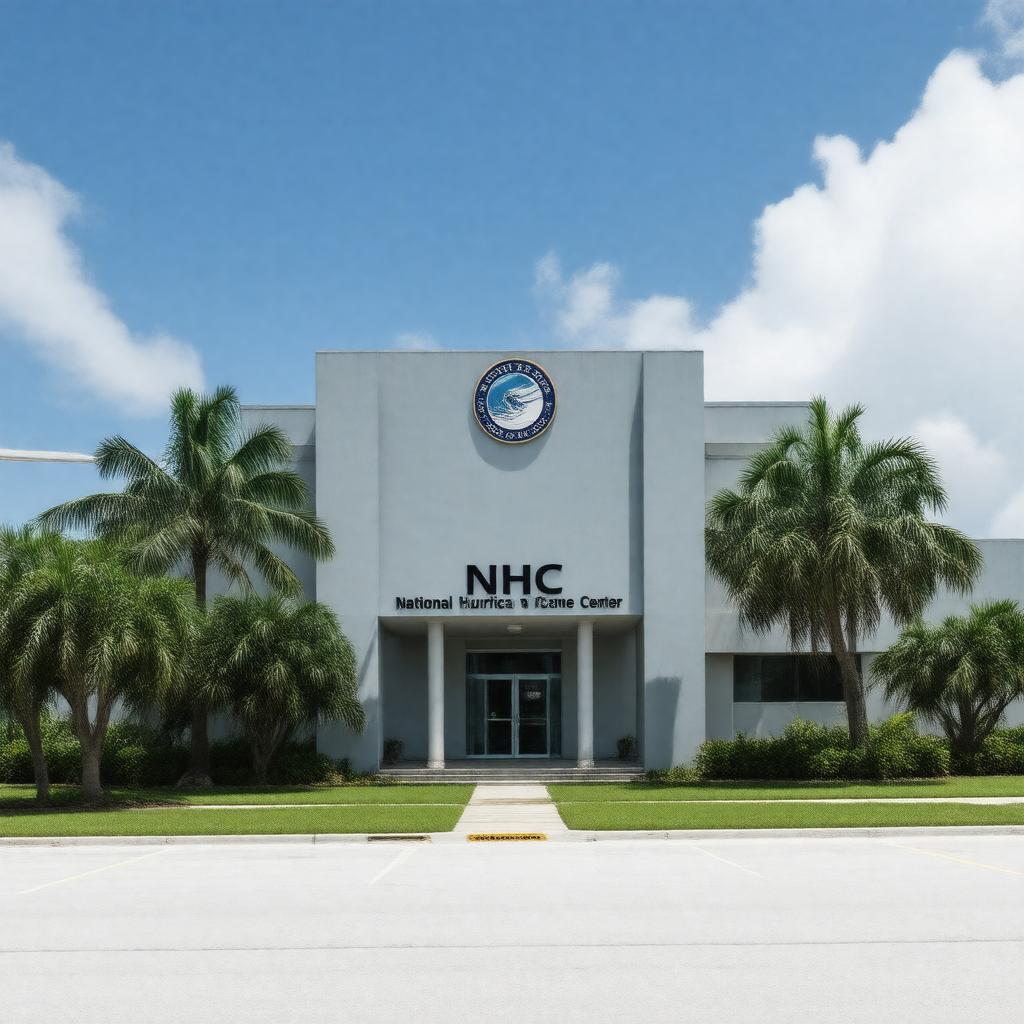 AI-created image of National Hurricane Center