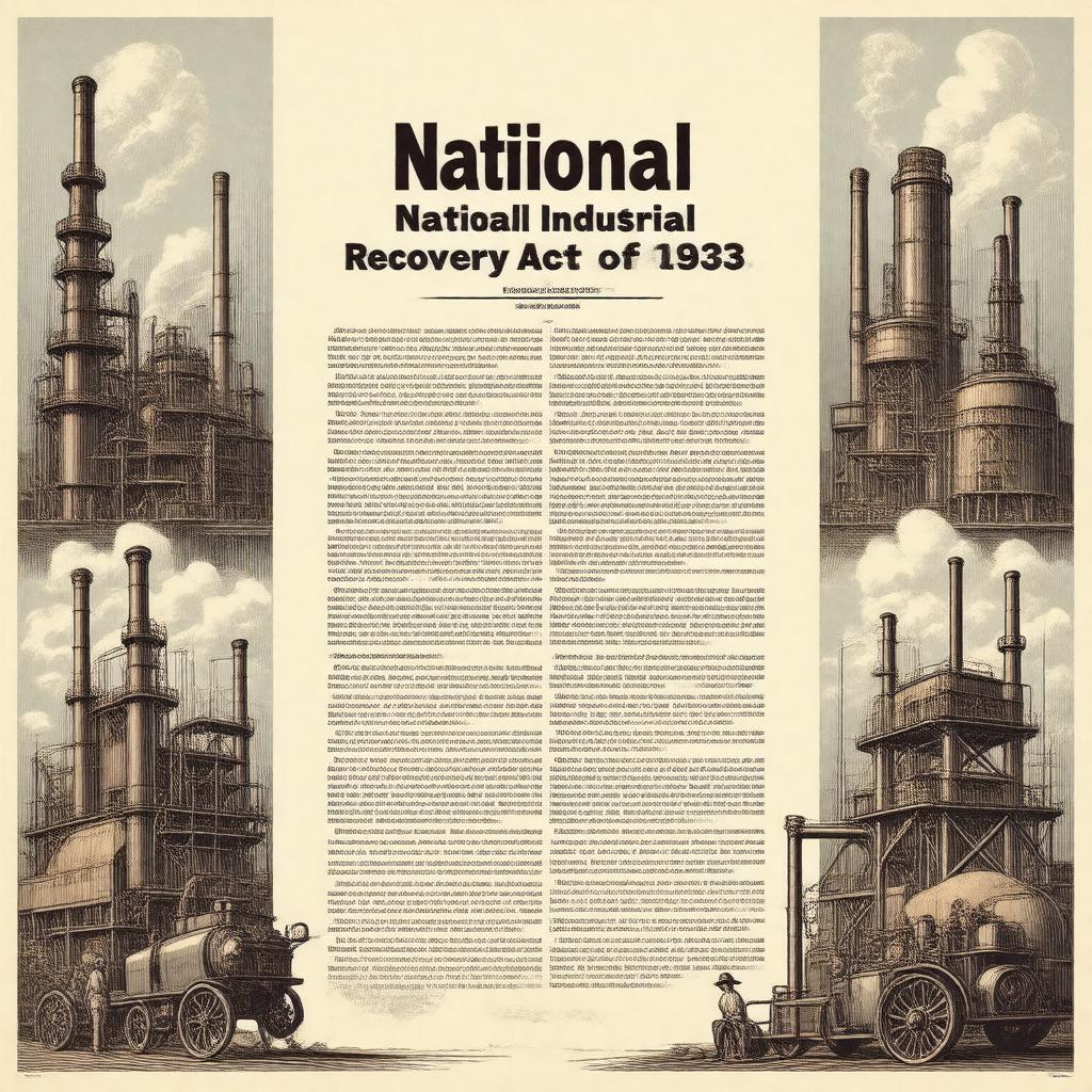 AI-created image of National Industrial Recovery Act