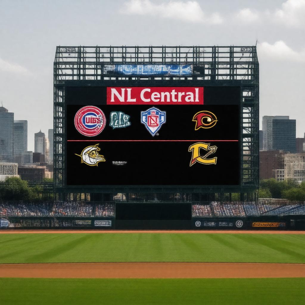 AI-created image of National League Central