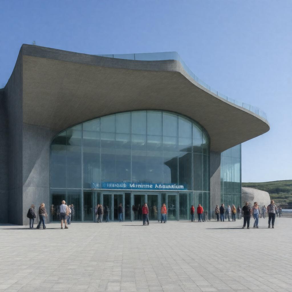 Click to view larger image AI-created image of National Marine Aquarium