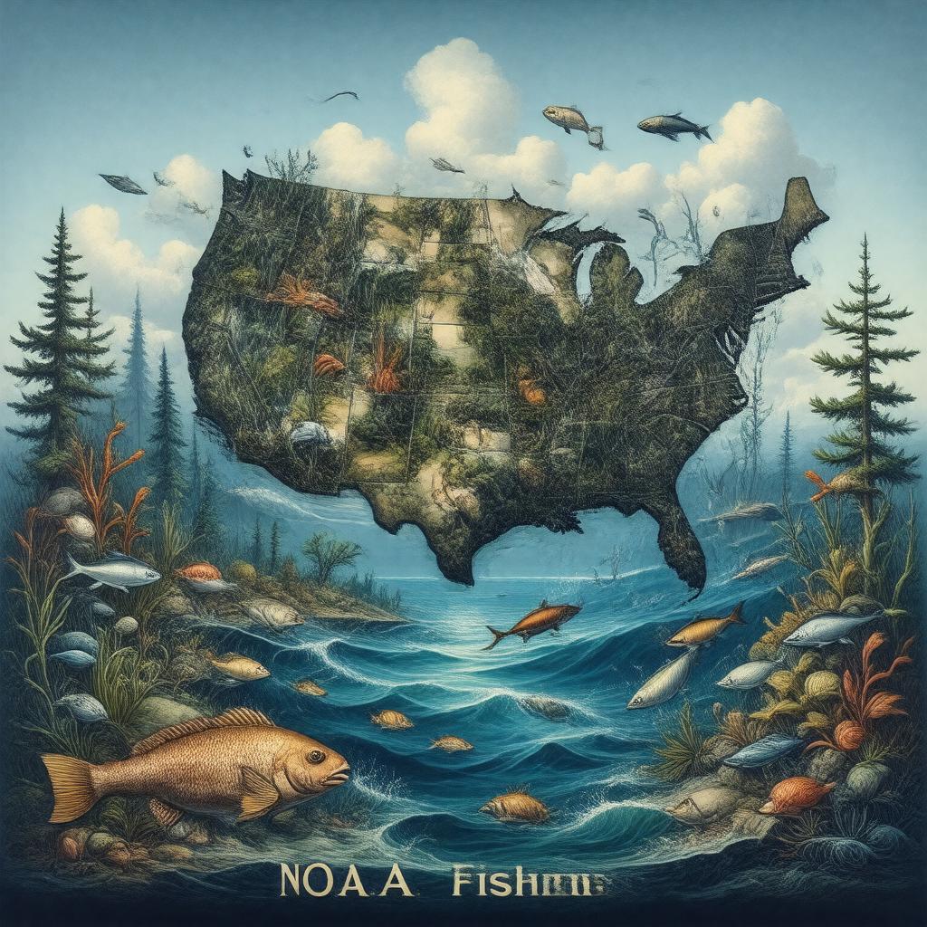 AI-created image of National Marine Fisheries Service