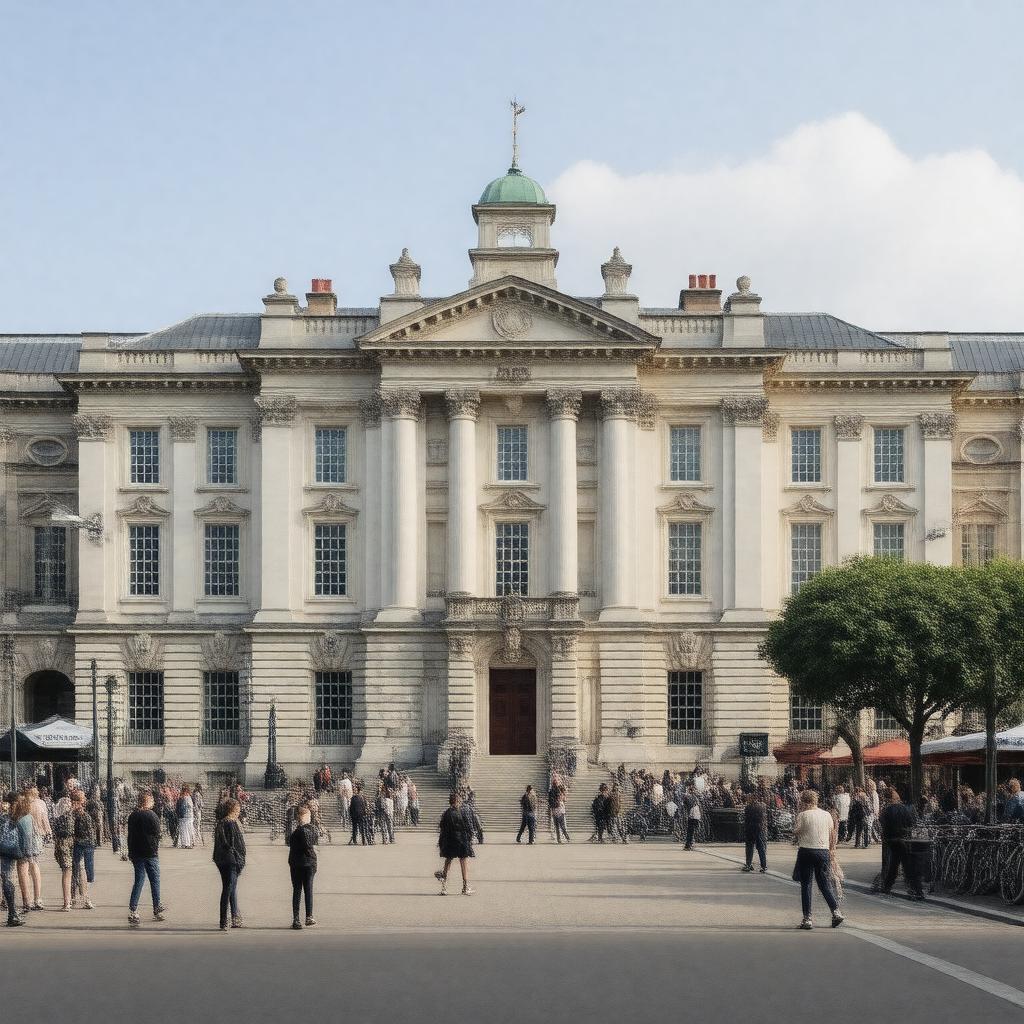 AI-created image of National Maritime Museum