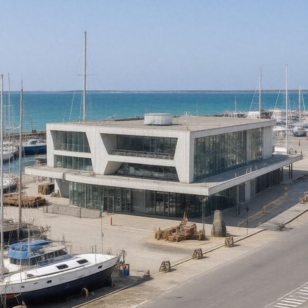 AI-created image of National Maritime Museum Cornwall