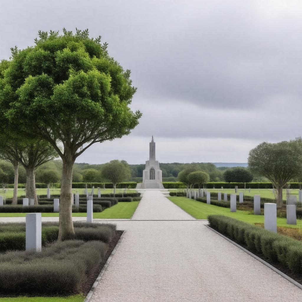 AI-created image of National Memorial Arboretum