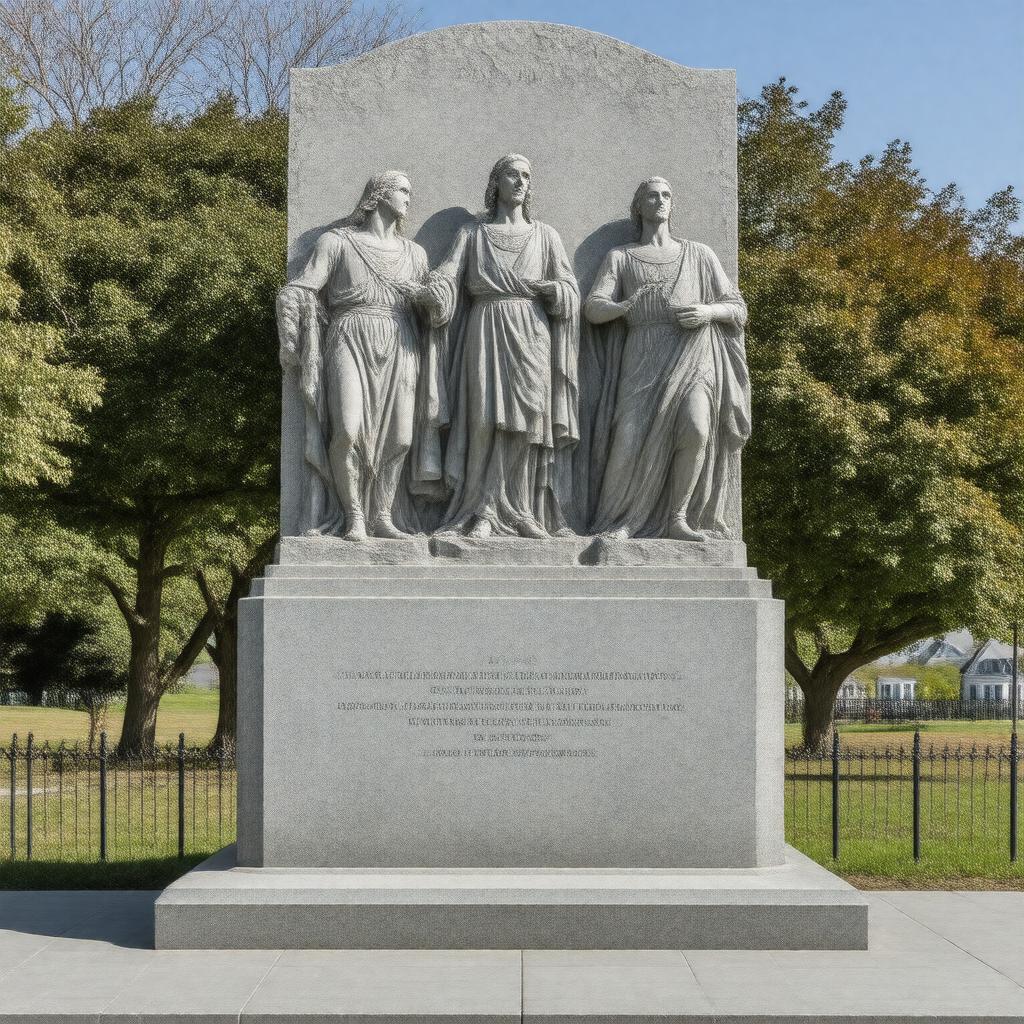 AI-created image of National Monument to the Forefathers