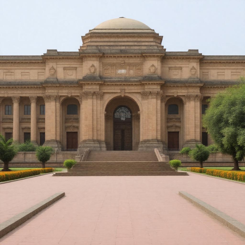 AI-created image of National Museum, New Delhi