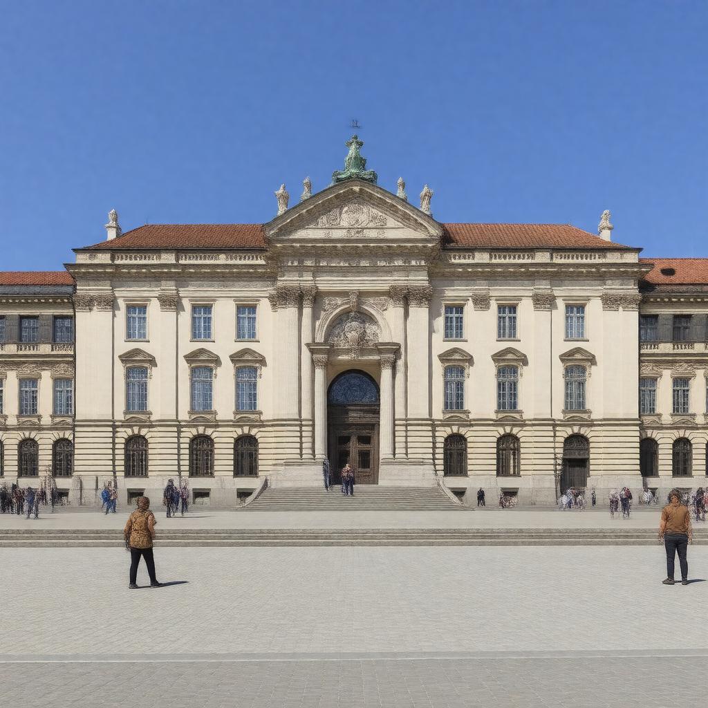AI-created image of National Museum in Warsaw