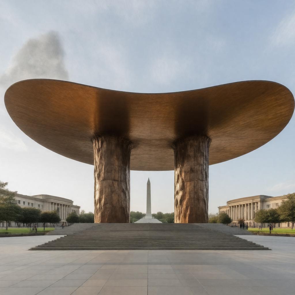Click to view larger image AI-created image of National Museum of African American History and Culture