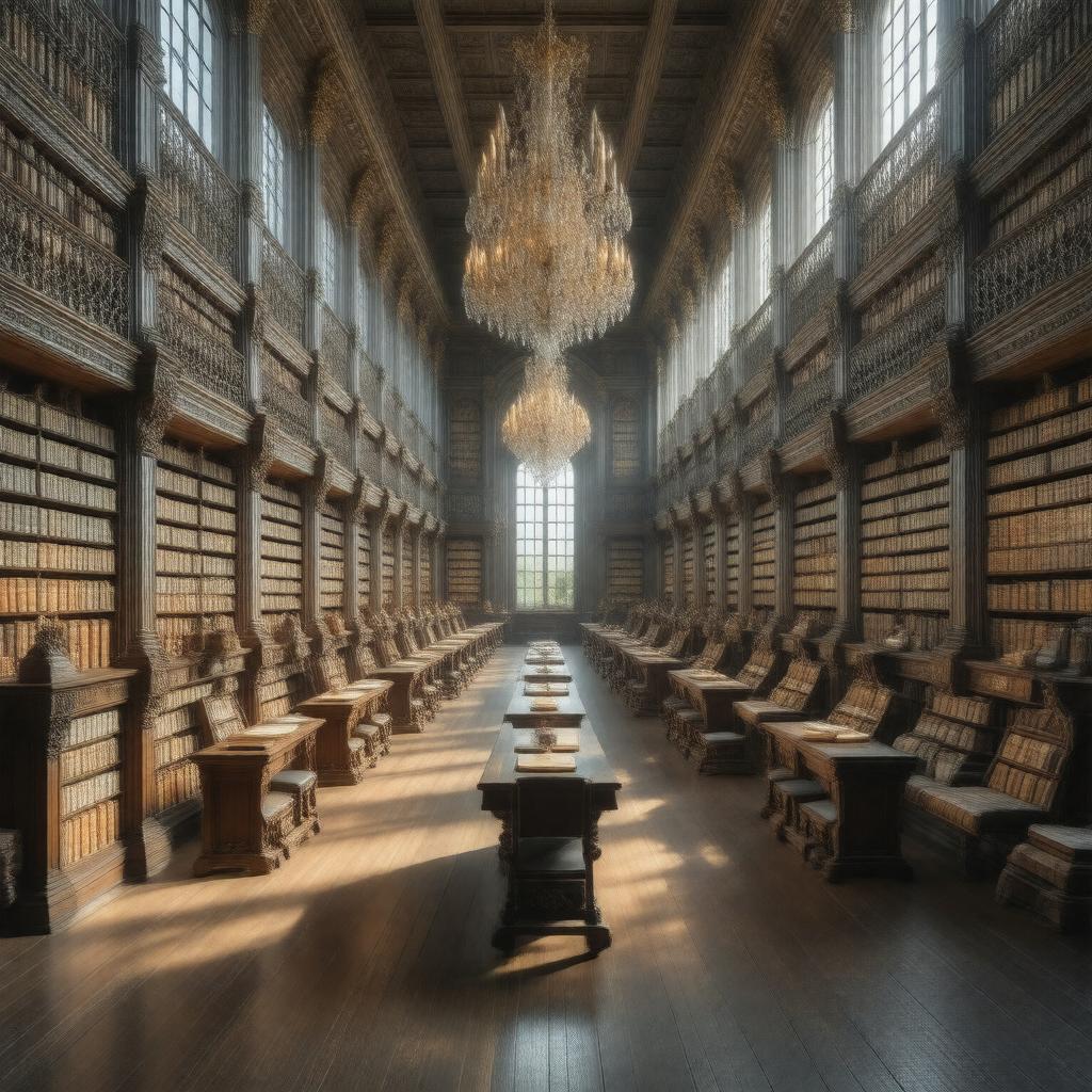 Click to view larger image AI-created image of National Museum of American History Library