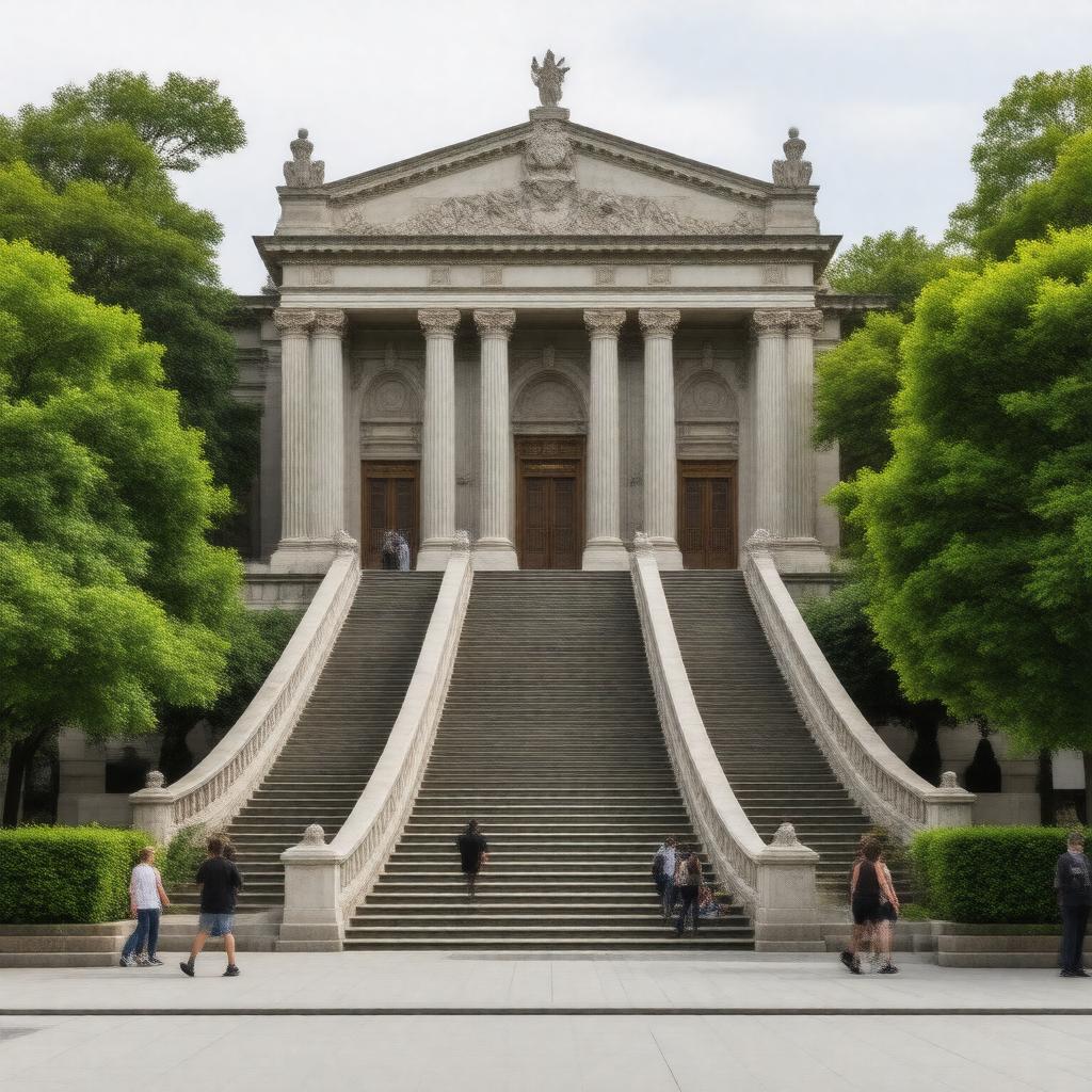 AI-created image of National Museum of Asian Art