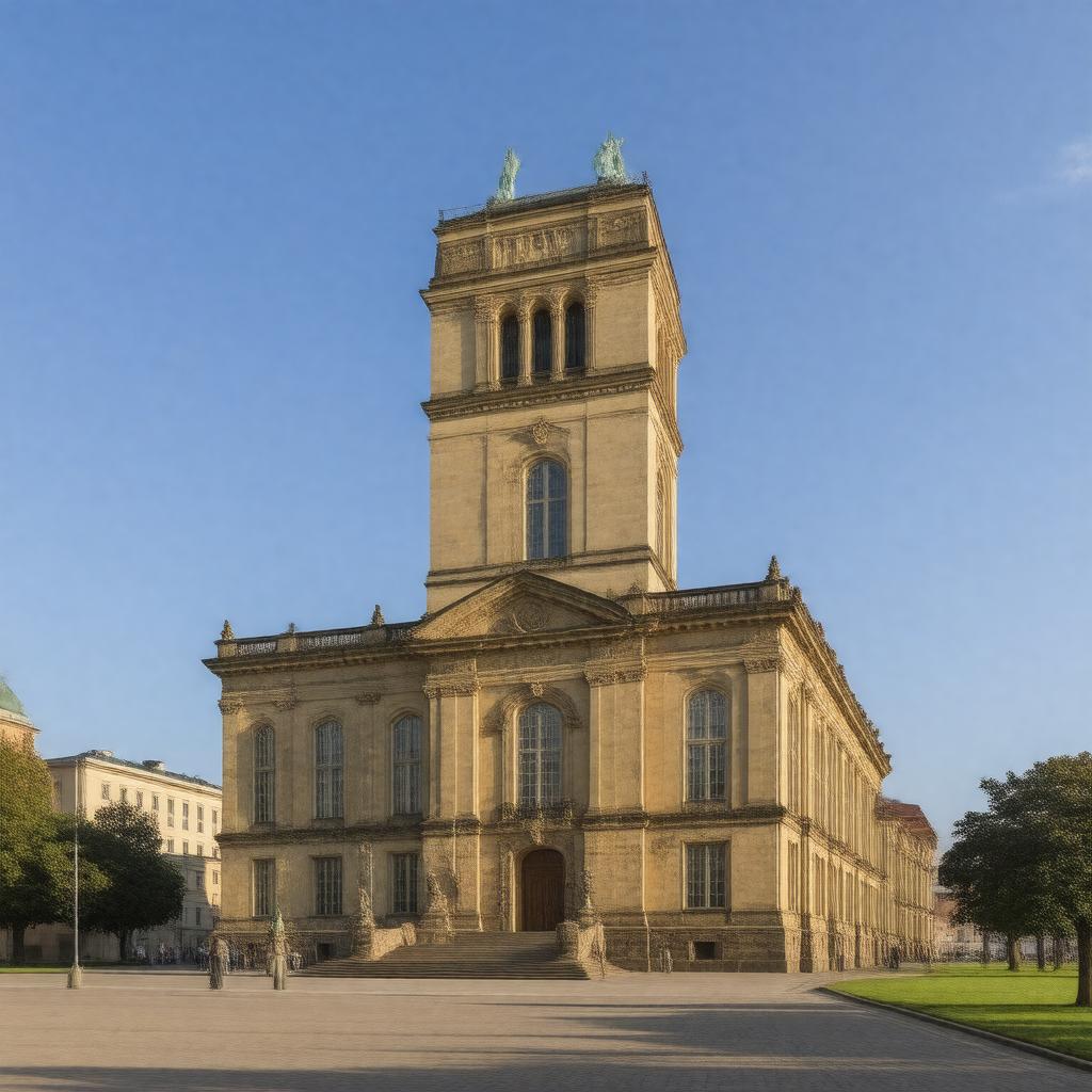 AI-created image of National Museum of Finland